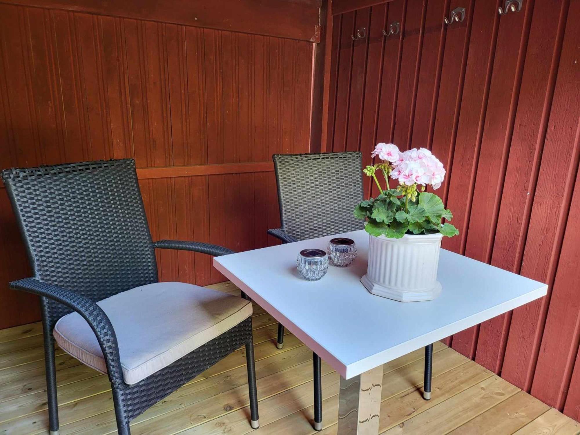 特鲁萨Minihus Med Stor Traedgardstomt Naera Golf Och Hav别墅 外观 照片