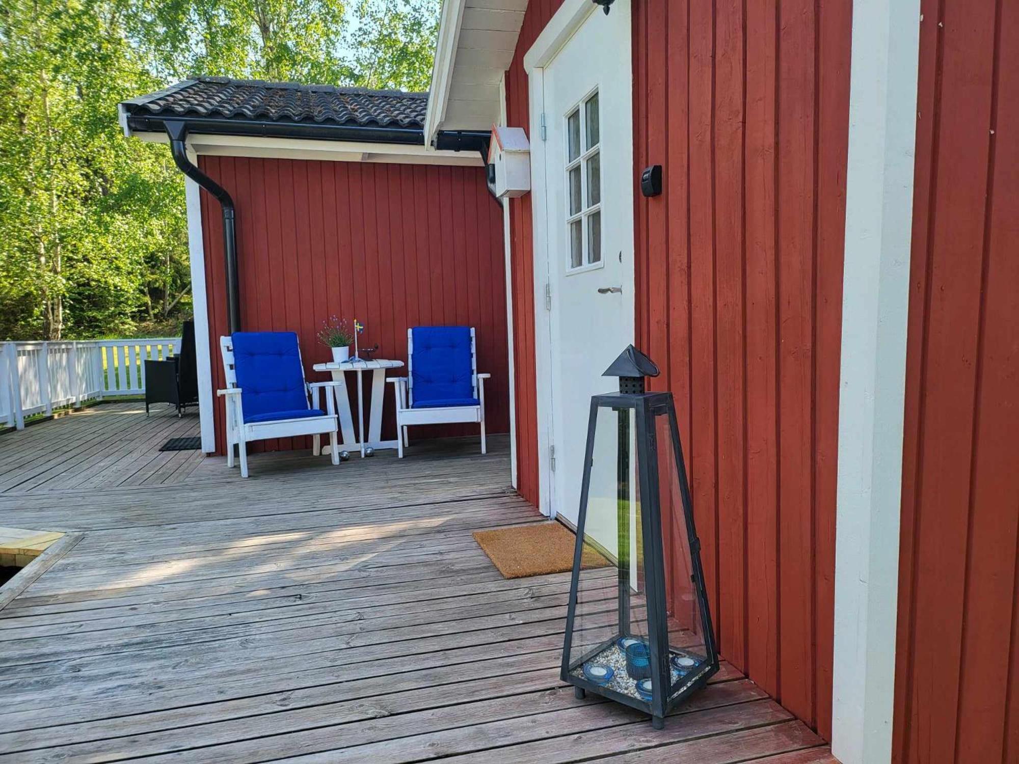 特鲁萨Minihus Med Stor Traedgardstomt Naera Golf Och Hav别墅 外观 照片