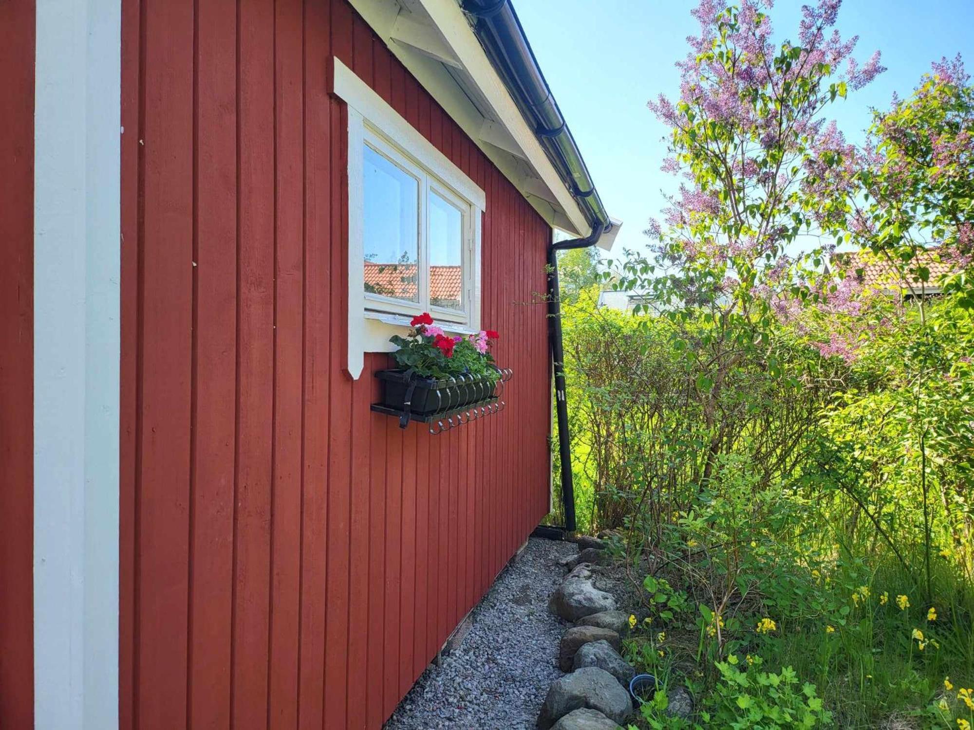 特鲁萨Minihus Med Stor Traedgardstomt Naera Golf Och Hav别墅 外观 照片